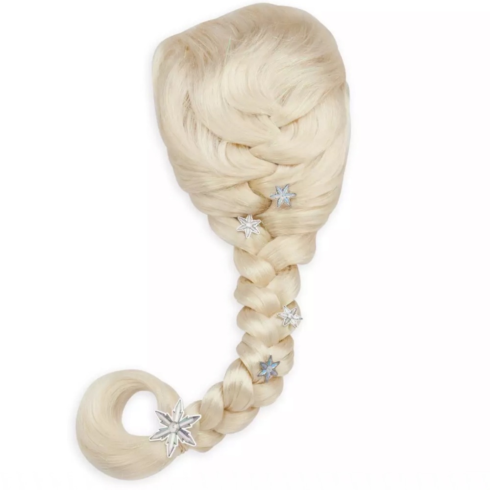 Disney Elsa Frozen Wig Braided w/ butterflies is the hair clip - Picture 3 of 6